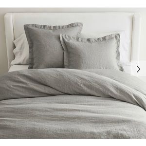 Belgian Flax Linen Duvet Cover - Pottery Barn